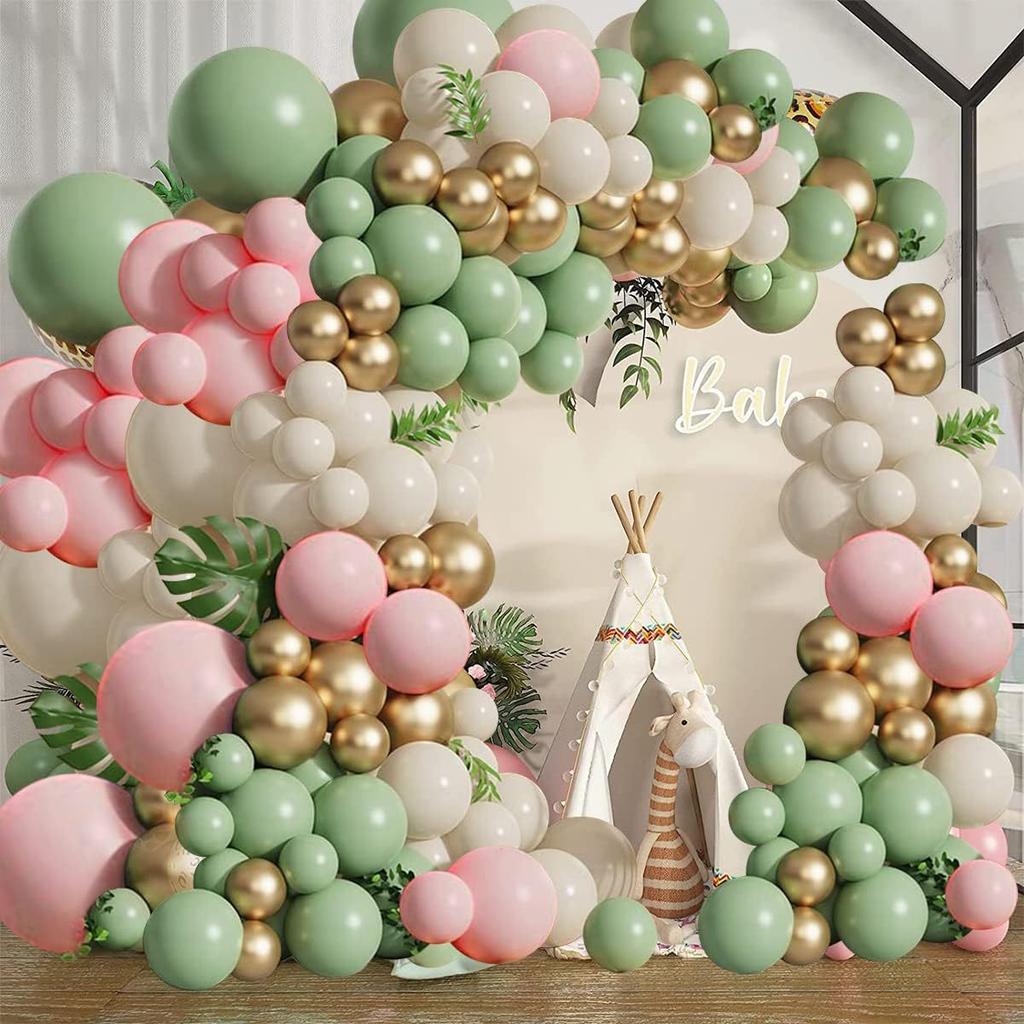 Avocado Balloon Chain, Shopping Mall Kindergarten Store Opening Styling Balloon Birthday Party Decoration Balloon