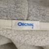 Orcival Herren Langarm Zip-Hoodie 3 grau Gebraucht Made in Japan