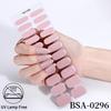 Waterproof Super Sparkle Gel Nail Stickers (Solid Color, UV-Free, No Lamp Required)