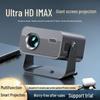 New T7P High Lumens HD Projector: Smart Phone Connect, Wall Projection for Bedroom/Dorm.
