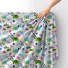 Royal Samt Stoff Polyester Zum Nähen - Motiv Meereslebewesen