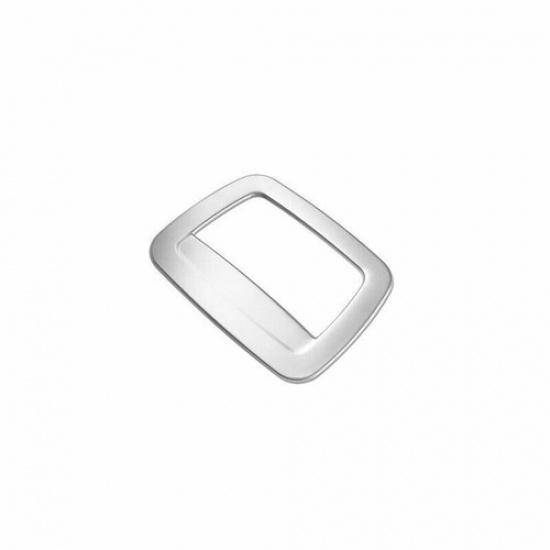 Silver Steel Back Door Tailgate Handle Cover Trim For BMW 5 Series G30 2018-