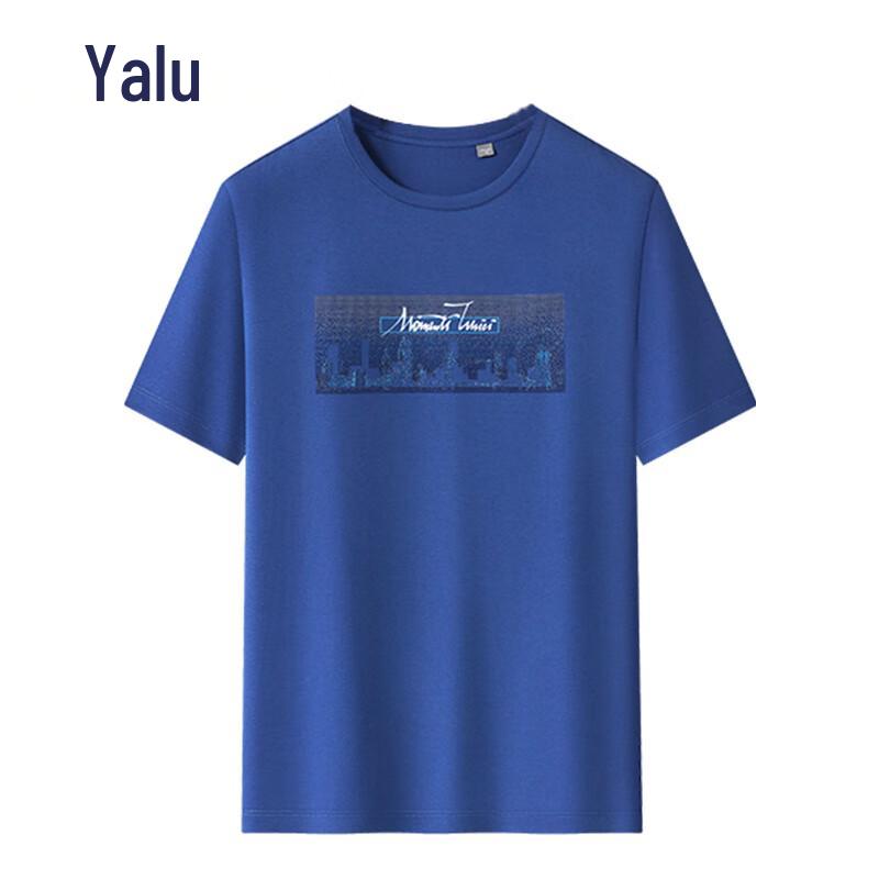 Yalu Men s Basic Printed Breathable Short-Sleeve T-Shirt 190