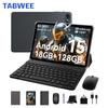 تابلت TABWEE T80 مجموعة أندرويد 15 6 جيجابايت رام 128 جيجابايت روم 10.1 بوصة شاشة FHD 1280x 800 ثماني النواة UMS312(T310) الكمبيوتر اللوحي