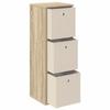 Sideboard with Drawers Sonoma Oak 35 X 32 X 99.5 Cm