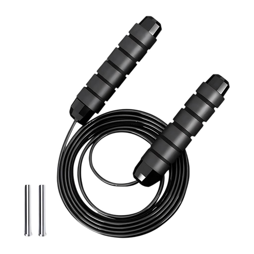 Adjustable Exercise Rope Steel Wire Jump Rope 360 Swivel Bearing Skippings Rope for Fitness Training Boxing Exercise