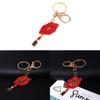 Sparkling Crystal Lip Keychain Sexy Lipsticking Lip Key Chain Lipstick Keychain  Bag Pendant