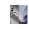 Samsung Z Fold7 Skin-Feel Folding Case: Dazzling Gold, Magnetic, Drop-Proof, Flip7