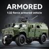 1/32 Dongfeng Mengshi Simulationslegierung Militärisches Geländepanzerfahrzeug Modell Pull-Back Sammlerstück Schreibtischornament