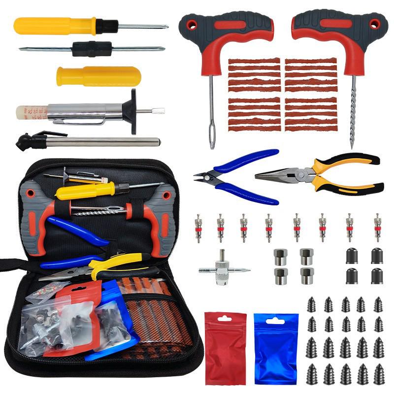 Versatile Tire Repair Kit for Motorcycles and Electric Cars