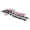 dclky10 1pc 3D ABS  FORTUNER Letters Emblem Stickers for Toyota Fortuner Car Front Hood Bonnet Grill Trunk Badge car Accessories