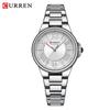 CURREN Fashion Women Watch Top Brand Luxury Ladies Girl Wristwatch Black Stainless Steel Bracelet Classic Female Clock Gift 9004