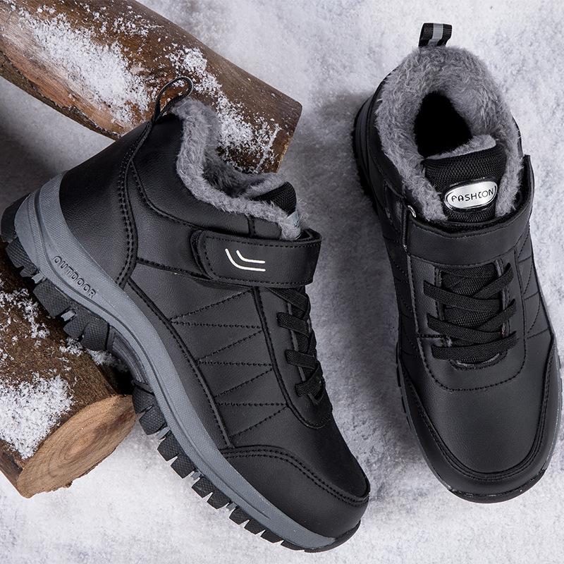 Winter fleece thickened thermal cotton shoes casual outdoor snow boots