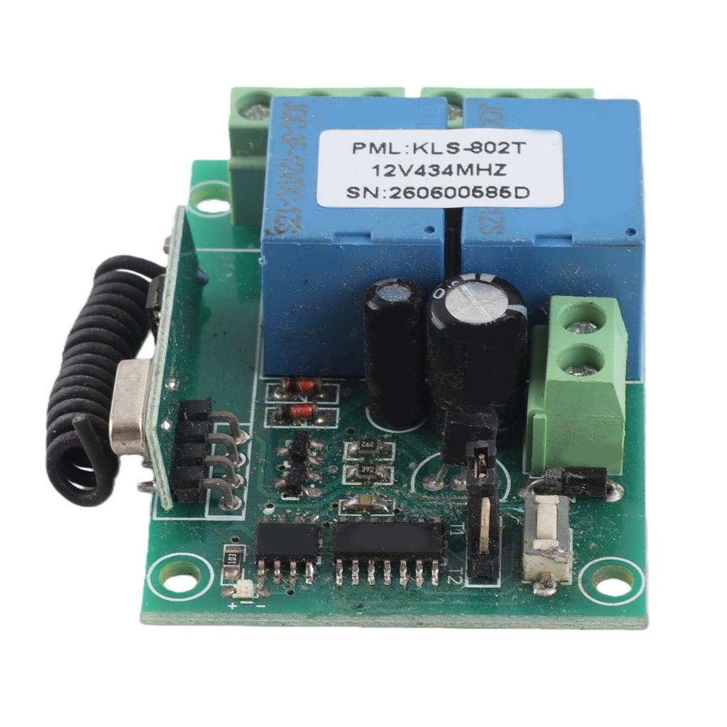 Wireless Relay Remote Control Kit DC12V 75ft Range Universal Transmitter with Receiver for Garage Door Vehicle Winch
