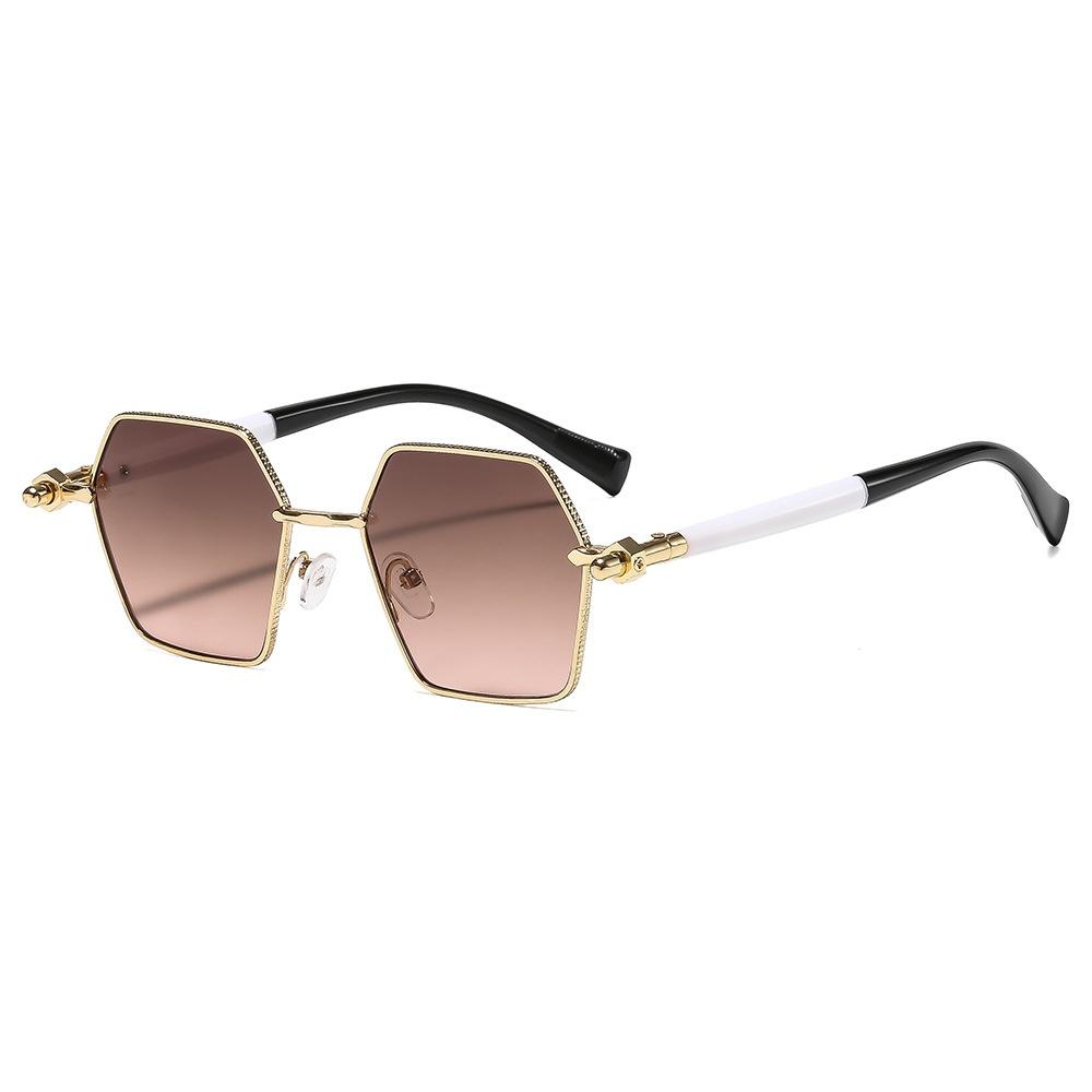 

Latest Vintage Retro Gradient Square for Women Sunglasses UV400 Luxurious High Quality Color Matching Frame Design Men Outdoor Use Trend Gafas de sol as picture
