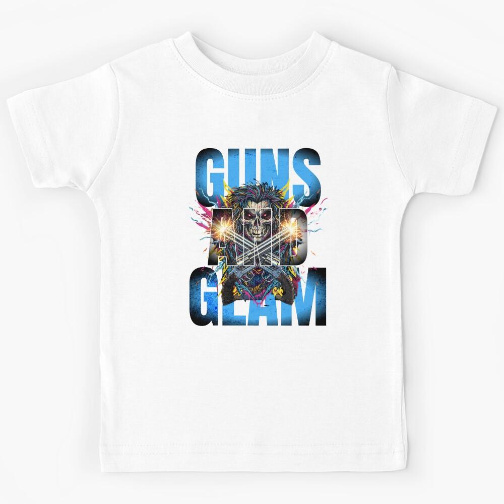 Guns And Glam Street Metal 80s/90s Kids T-Shirt 100