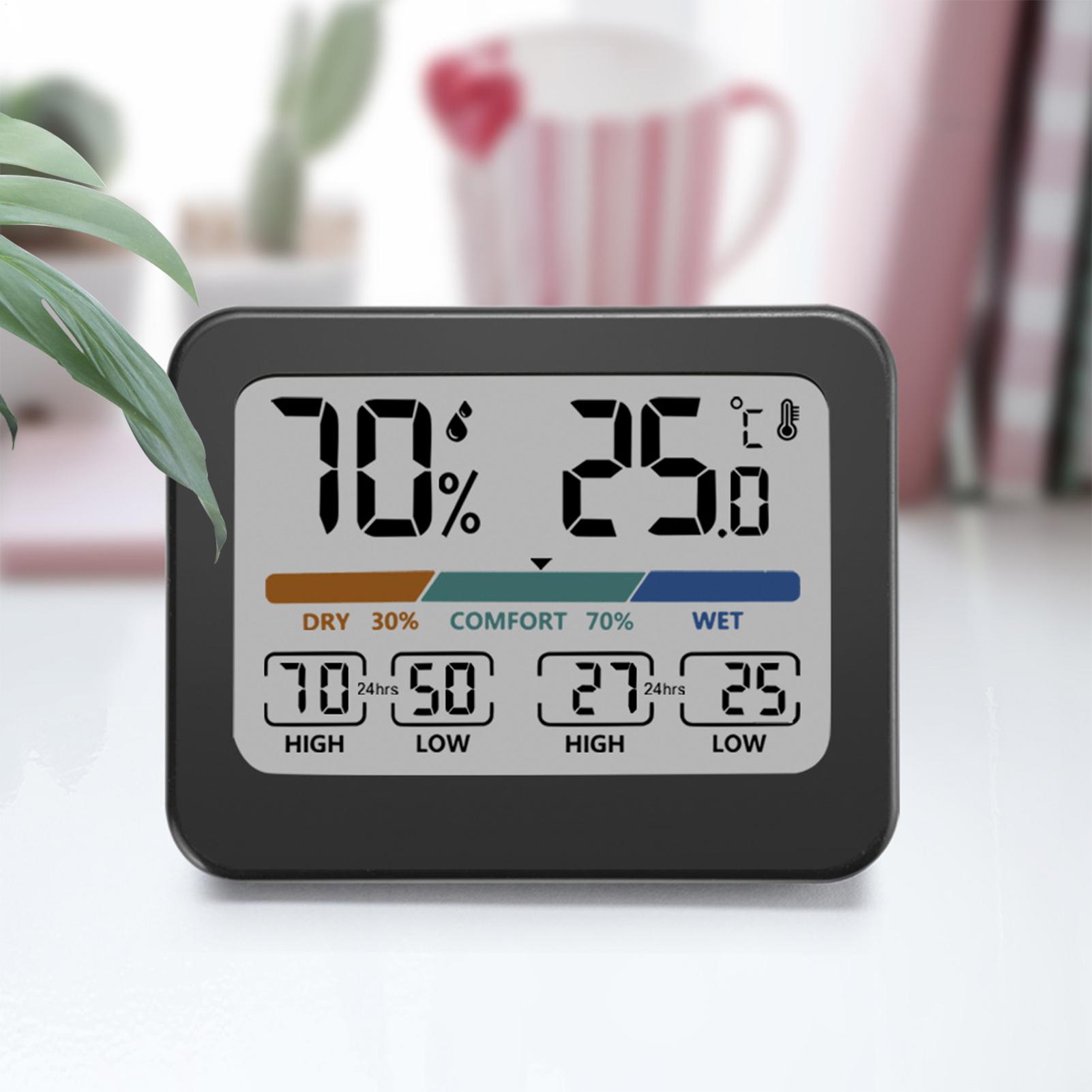 Цифровой домашний комнатный термометр-гигрометр LCD, датчик, метеостанция China Mainland