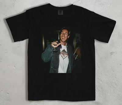 Vintage Adam Sandler Grafik-T-Shirt, 90er Jahre Film-Shirt
