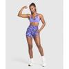 Gymshark Reps Power Tight Shorts Fresh Lilac B4a6u Pb7w