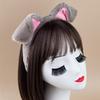 Puppy Ears Hairband Photo Props Furry Hair Hoop Headband Party Headpiece Fun Headbands for Music Festival