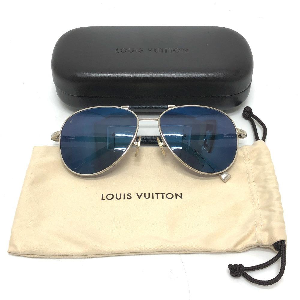 Louis Vuitton Z0659U Teardrop Pilot Full-rim Colored Lense Sunglasses