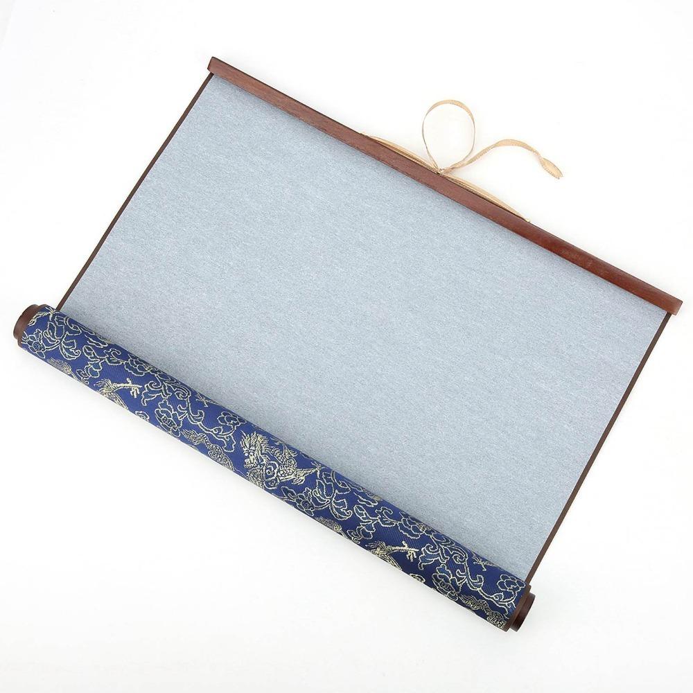 

Reusable Water Writing Cloth Large 30.7×15 Inch Chinese Calligraphy Tool Scroll Style Smooth Surface Water Drawing Mat