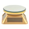 Solar Gem Display Turntable 360 Degrees Acrylic Tray Jewelry Display Stand