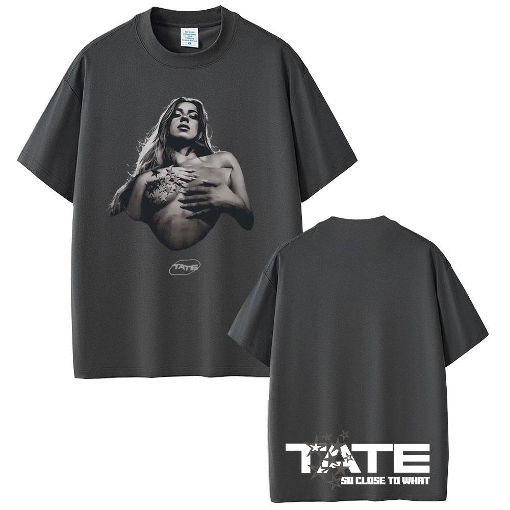Tate Mcrae Graphic Tshirts Music Album So Close To What Miss Possessive World Tour T Shirts Unisex Fashion Trend Tshirt
