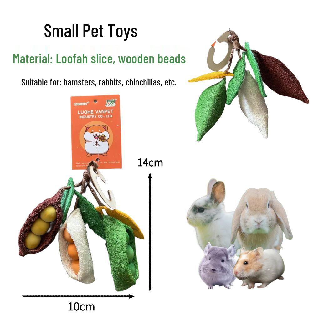 Wooden Hideout & Play Toys for Hamsters, Rats & Rabbits