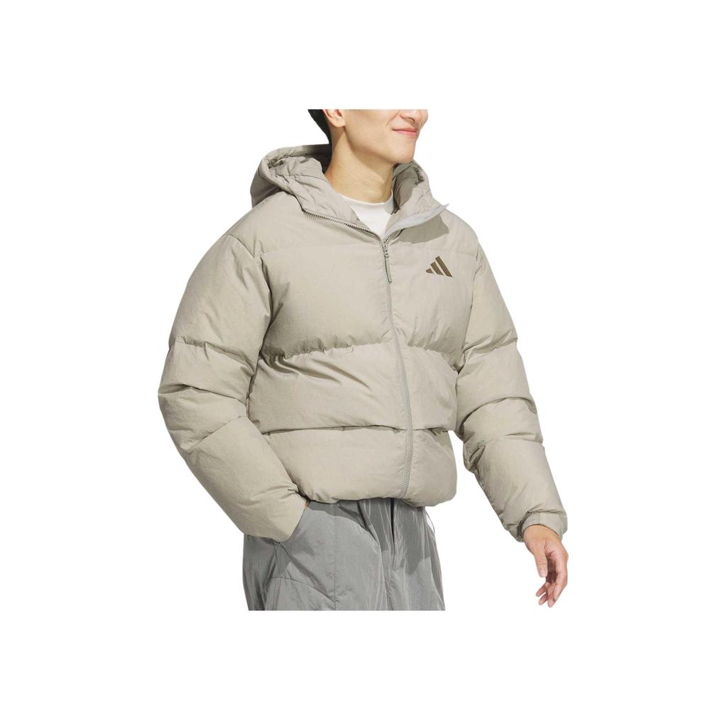adidas Sports Casual Running Warm Comfortable Cotton Jacket Men Jacket Light-Green JM4625