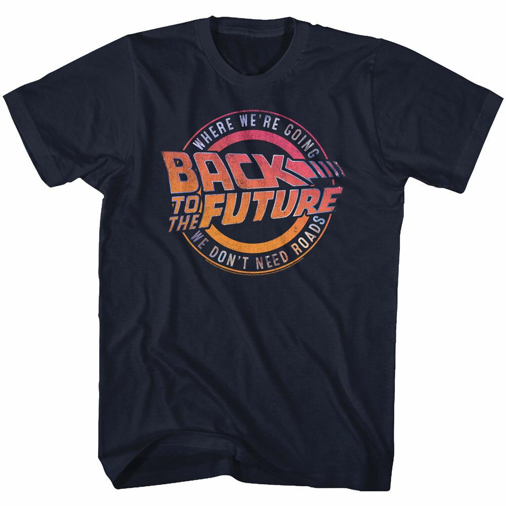 Back To The Future 3 Movie Where We re Going We Don t Need Roads Men T Shirt M