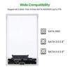 OULLX Type C USB3.0 2.5inch HDD Case Transparent SATA  Adapter Hard Drive Enclosure for SSD Disk Box HD External HDD Enclosure