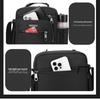 Men's Multi-Layer Business Crossbody Briefcase with Water Bottle Holder