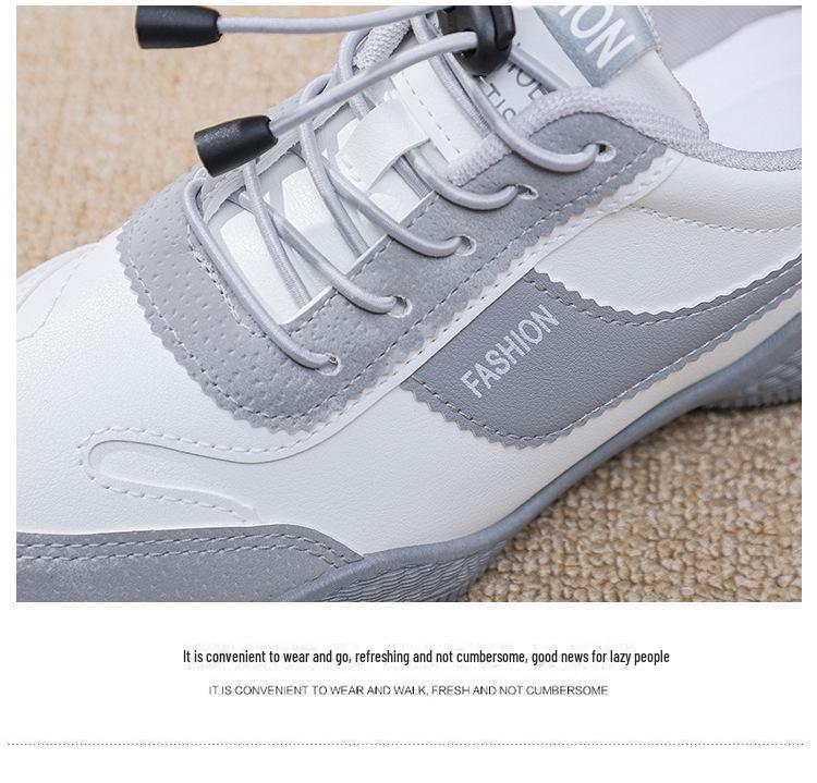 2025 Spring Women's All-Match Lightweight Breathable White Running Shoes B698