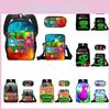 3pcs/set Garten Of Banban Sac à dos Sac à bandoulière Trousse à crayons Étudiant Cadeau scolaire