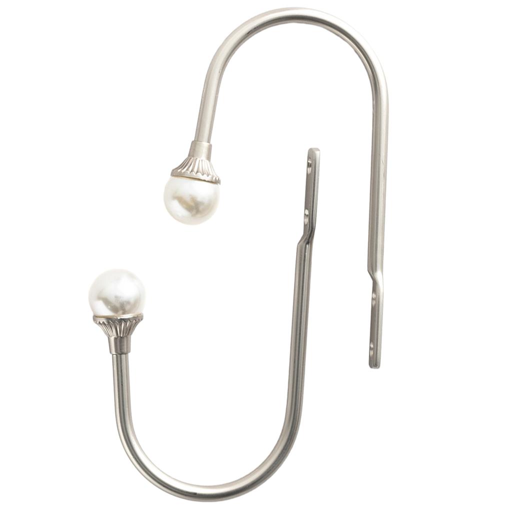 2Pcs Metal Curtain Hooks Curtain Tieback Hooks Decorative Curtain Holdbacks Window Curtain Holder Drapery Holdbacks