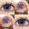 COD Eyeshare 1 Pair Red Color Cosplay Contact Lenses Pink Purple Colored Eye Makeup Contacts Fashion PUpils for Halloween