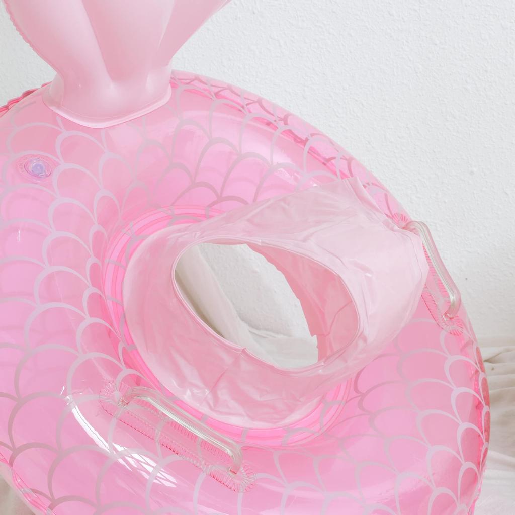 lulubelle Children's Swimming Pool Float, Mermaid Design, O-Shaped, Unisex, for Boys and Girls
