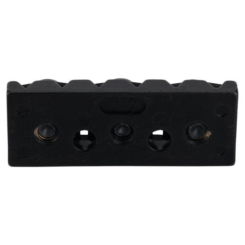 Musiclily Pro 42mm R2 Steel Guitar Locking Nut for Floyd Rose Tremolo Bridges, Black