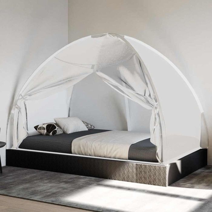 Moustiquaire mongole avec portes 220 maille blanc 200x120x130cm