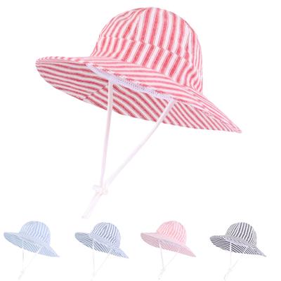 Baby Sun Hat Toddler Sun Protection Bucket Hats for Boys Girls Infant Wide Brim Beach Hat Baby Bucket Hat