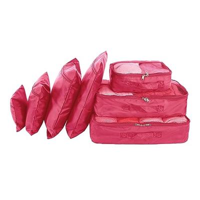TABITORA 7-teiliges Koffer-Organizer-Set mit Griffen, Leicht, Wasserabweisend, Großes Fassungsvermögen und Organisationstaschen für Koffer, Perfekt für Tra