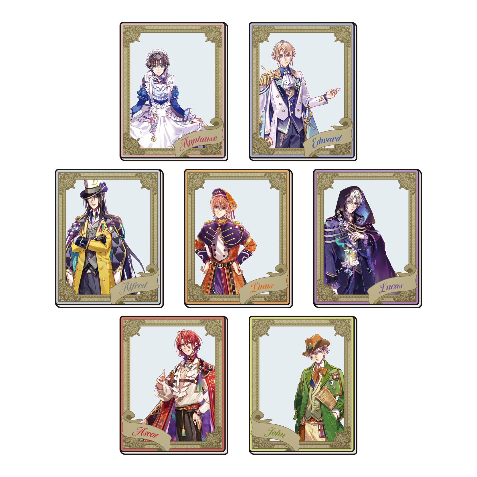 

Mistonia no Hifumi The Lost Delight 01 Акриловый бокс для карточек [Официальная иллюстрация] 7 штук