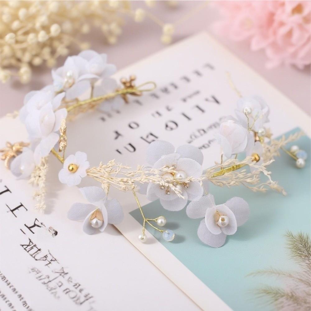 Forest Bride Headdress Flower Wedding Hair Accessories Temperament Photography Headband  Beach
