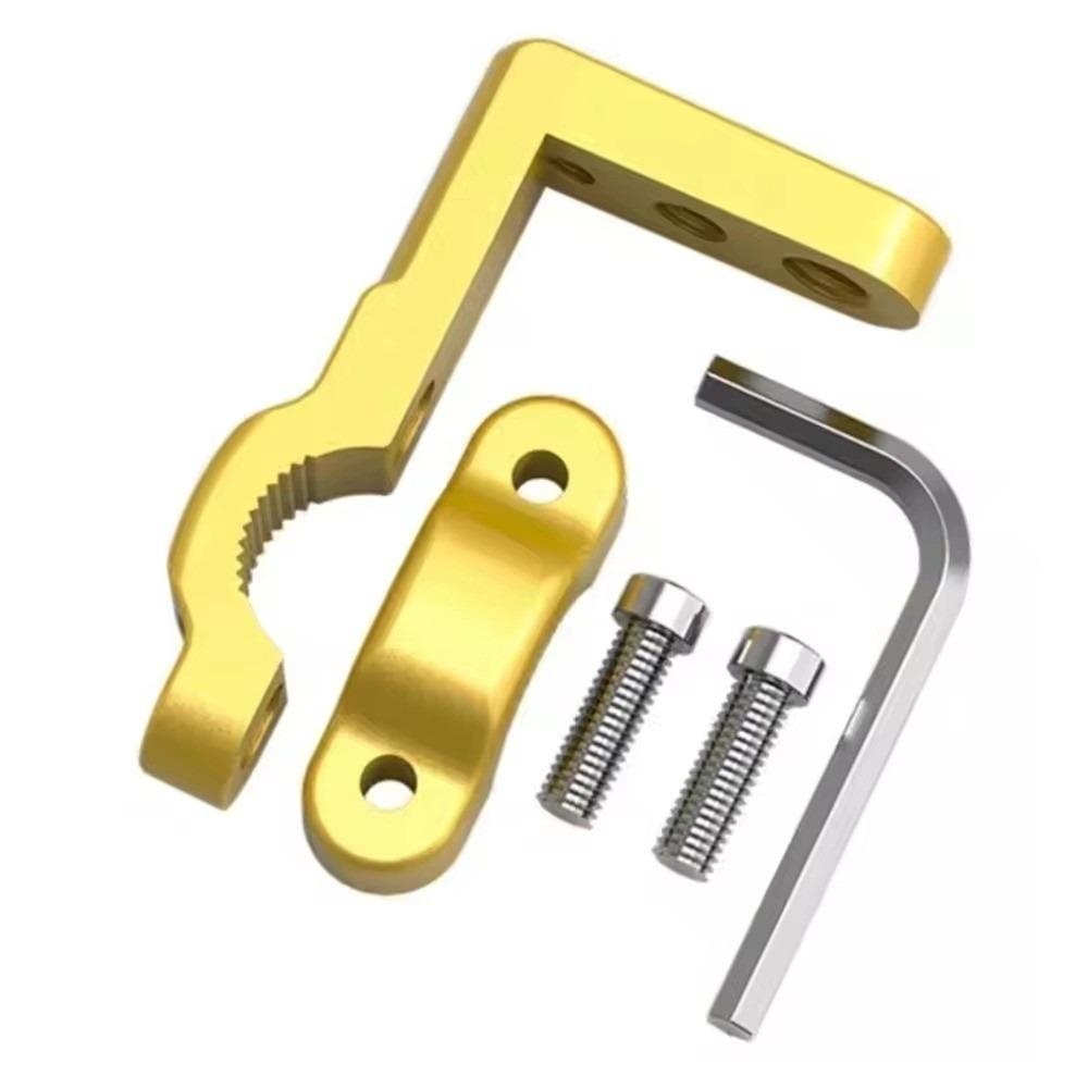 

Motorcycle Headlight Clip Bracket Multi Functional Easy Installation Extension Clamp Aluminum Alloy LED Work Light Pole золотий