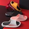 Fashion 2024 Summer Home Men Slippers Simple Black White Lovers Shoes Non-slip Bathroom Slides Flip Flops Indoor Women Platform Slippers
