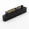 SFF-8482 SATA 22 Pin to 7+15 Pin SATA Male HDD Hard Drive Adapter 90 Degree Angle