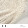 ELLE French Style Lambswool Semi-High Collar Sweater