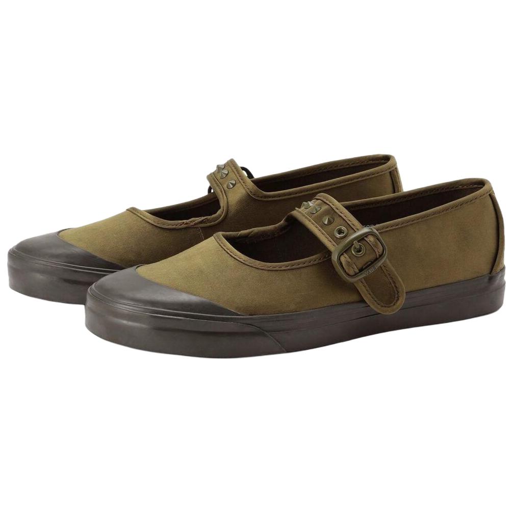 Vans PREMIUM Mary Jane Shoes Unisex Olive Green VN000D34DFQ