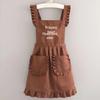 Princess Style Apron for Cooking, Nail Art, or Restaurant Workwear with Logo